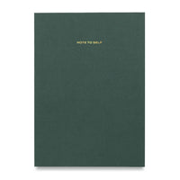 Green Note To Self Journal