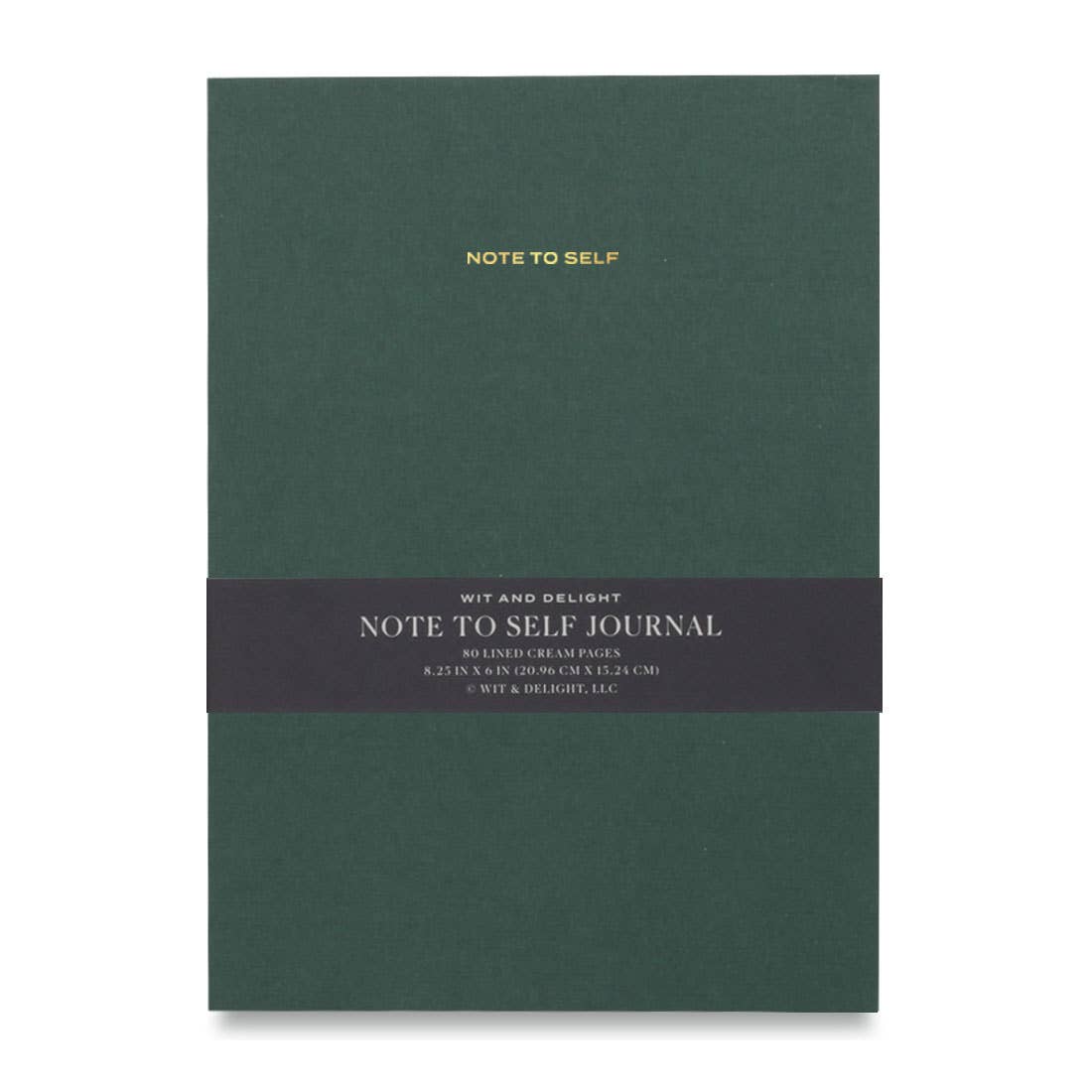 Green Note To Self Journal