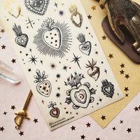 Sacred Hearts Sticker Sheet