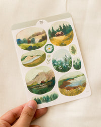 Sticker Sheet — Windows Into Scotland