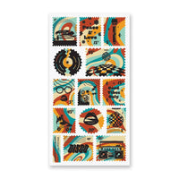 Let’s Groove Stamps Sticker Sheet