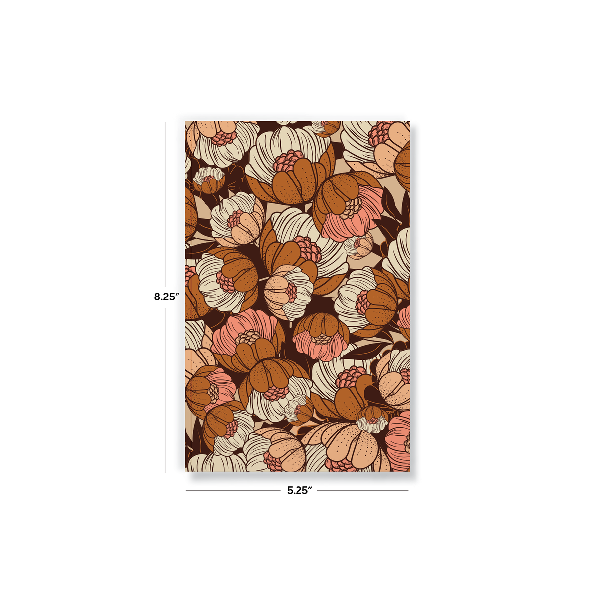Rustic Blossoms Soft Touch Classic Layflat Notebook LFC2030L