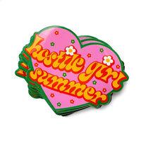 Hostile Girl Summer Vinyl Sticker