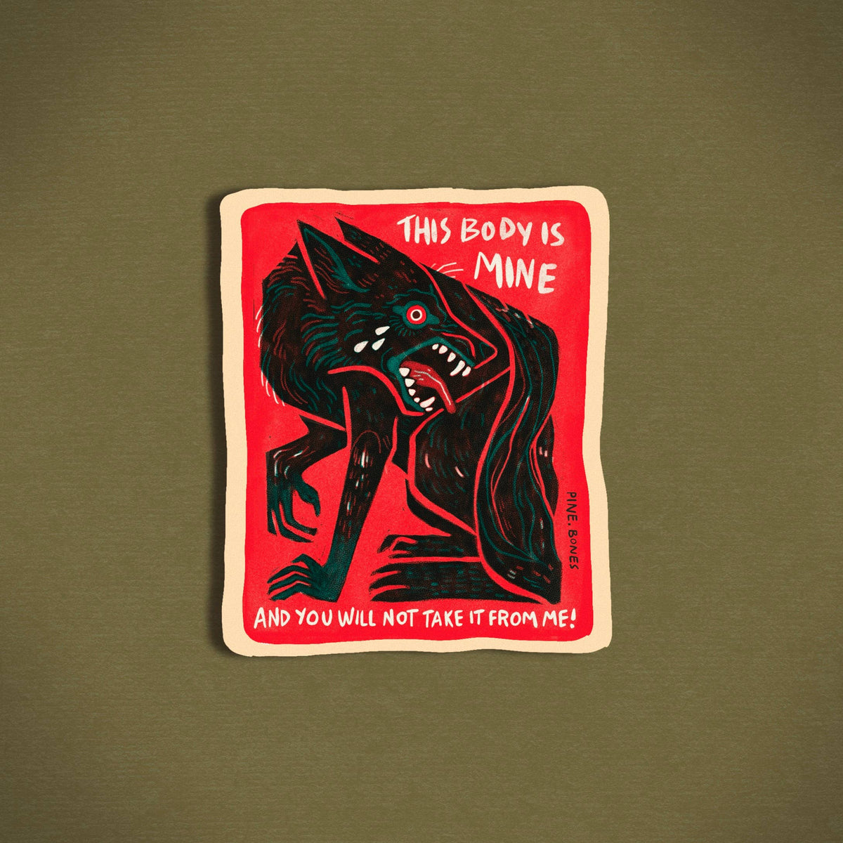 Human Rights - Durable & Weatherproof Stick