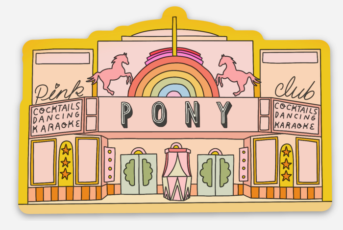 Pink Pony Club Sticker