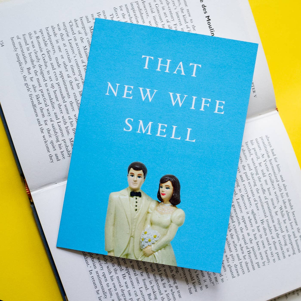 New Wife Smell Funny Wedding Card
