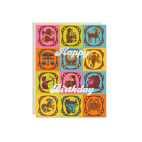 Zodiac Birthday – Foil Astrology Birthday Card