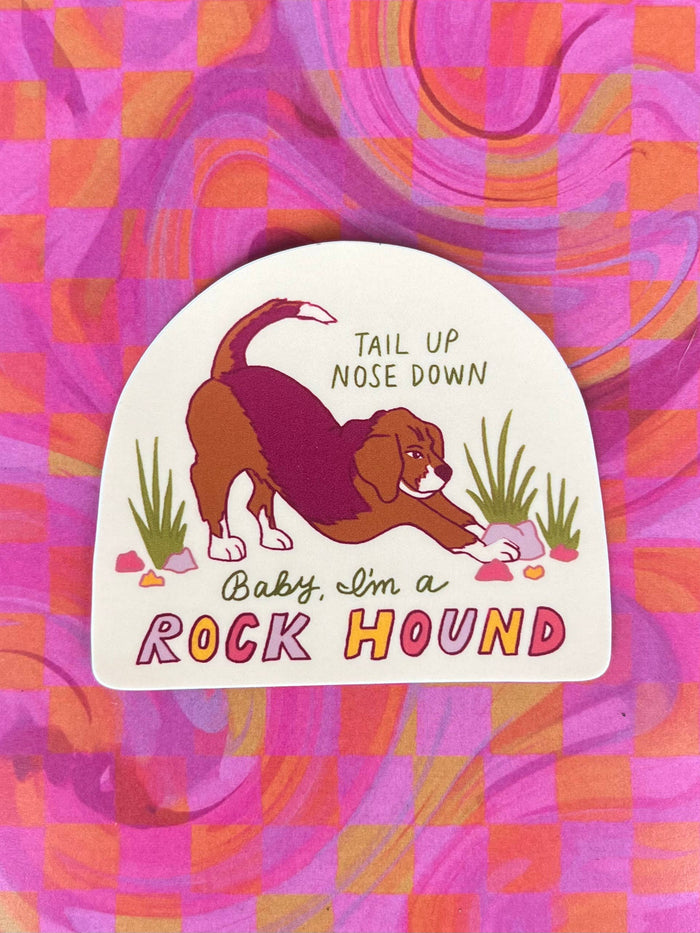 Rock Hound Vinyl Sticker