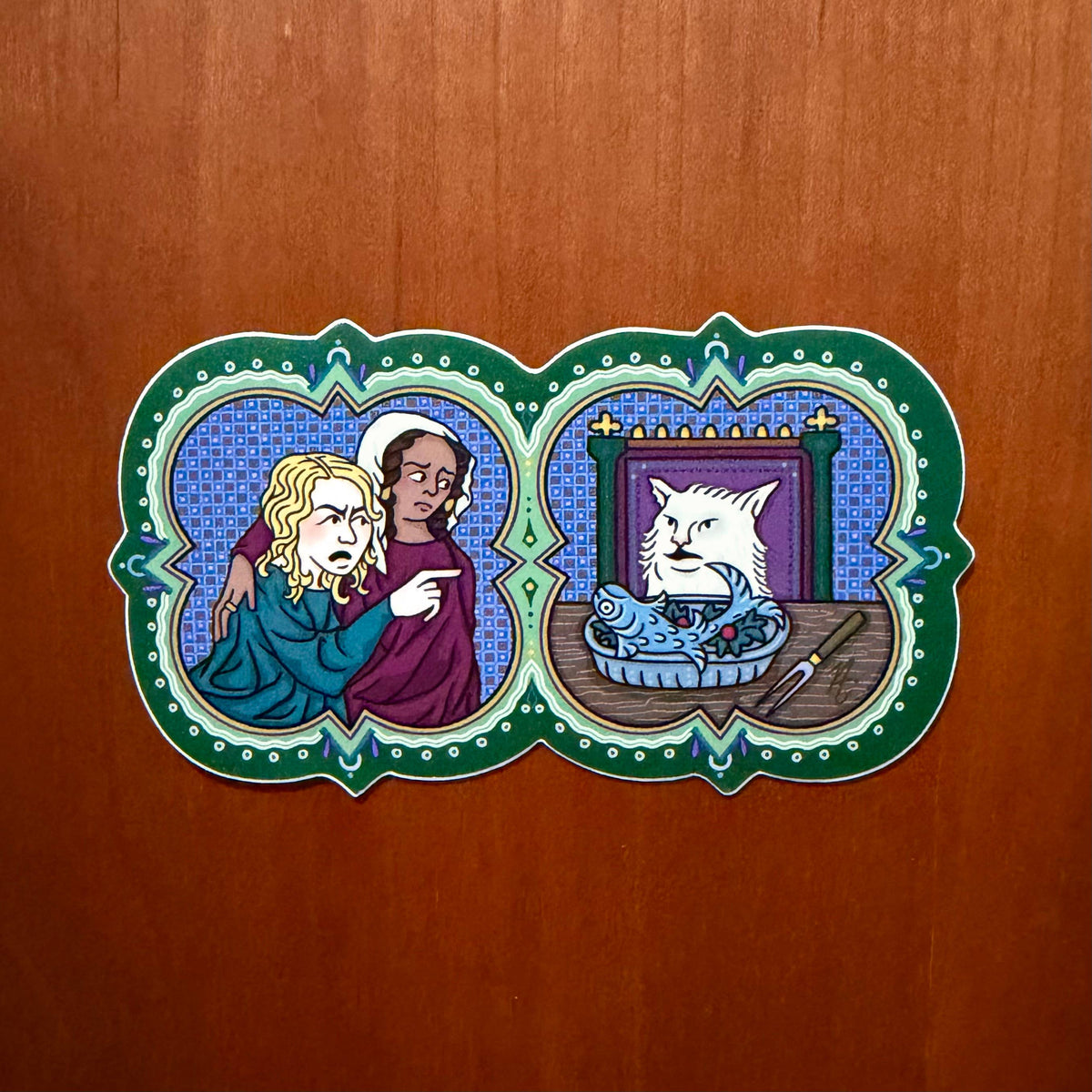 Karen Cat (Meme) - Medieval Magnet