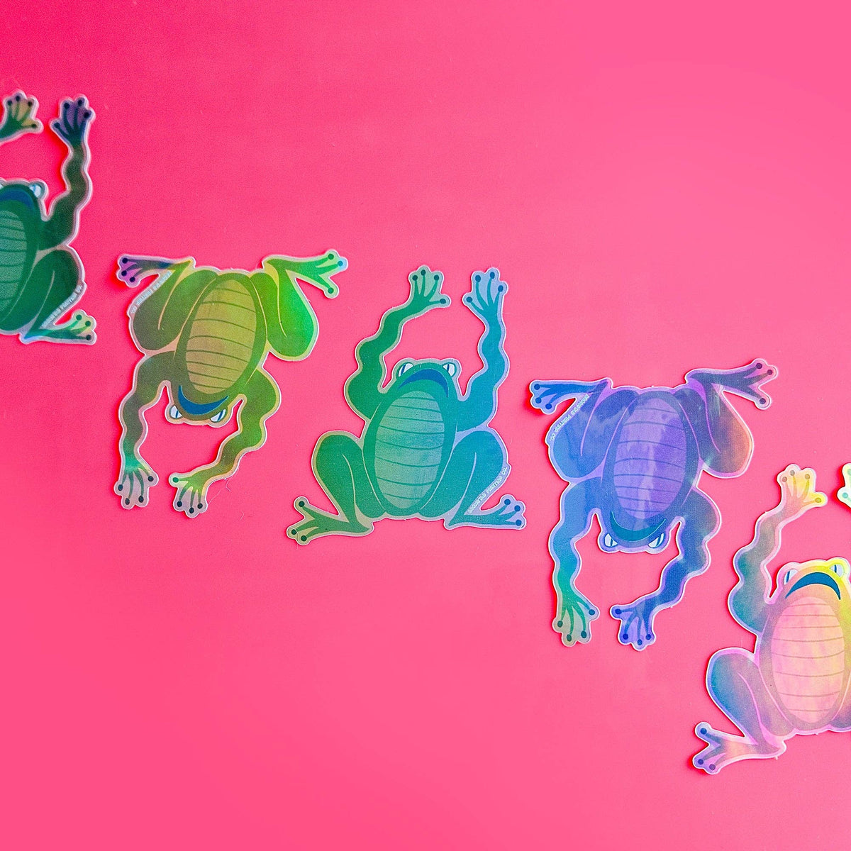 Panic Frog - Holographic Sticker
