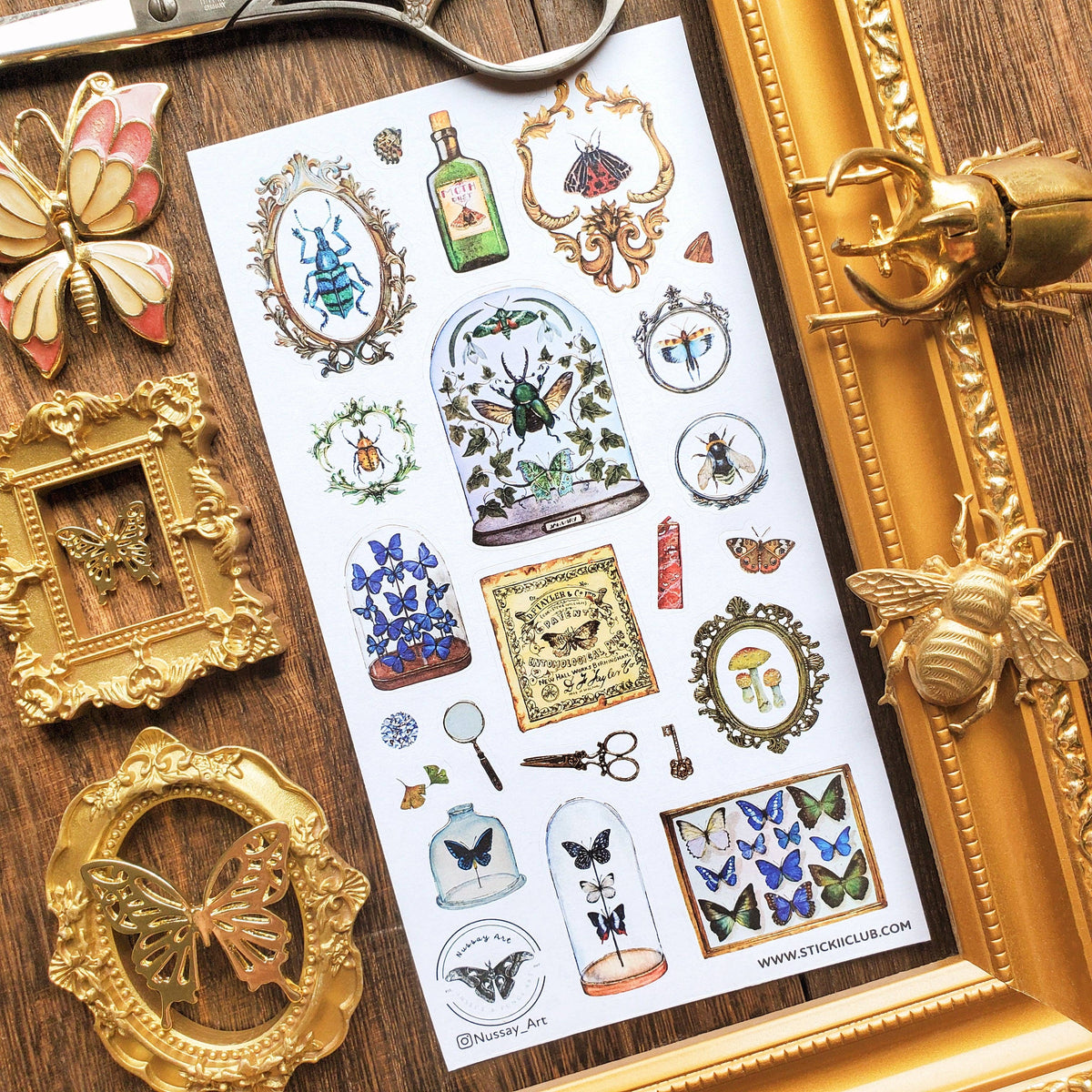 Entomology Collection Sticker Sheet