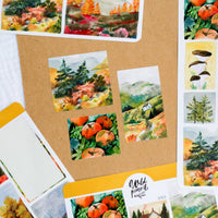 Sticker Sheet — Fall Landscapes