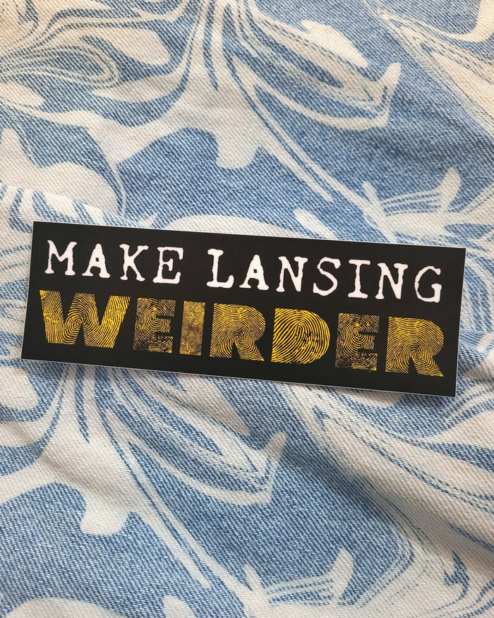 Make Lansing Weirder L-Files - Sticker