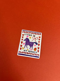 Living In My Whimsy Sticker