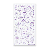 Moonlit Mushrooms Sticker Sheet