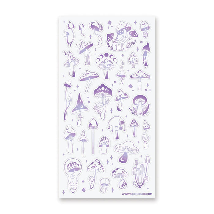 Moonlit Mushrooms Sticker Sheet