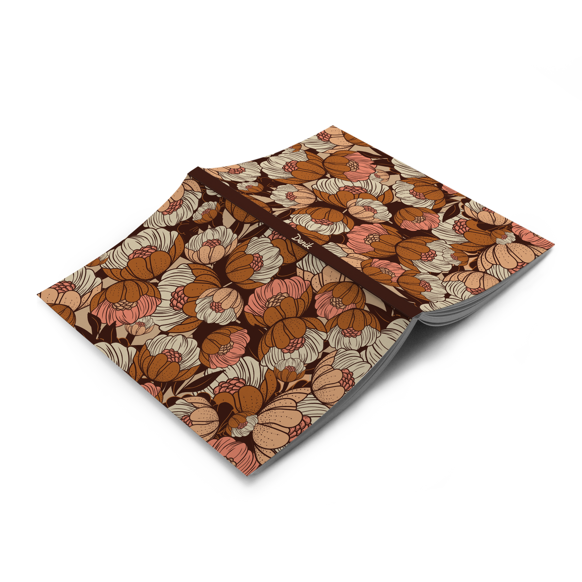 Rustic Blossoms Soft Touch Classic Layflat Notebook LFC2030L