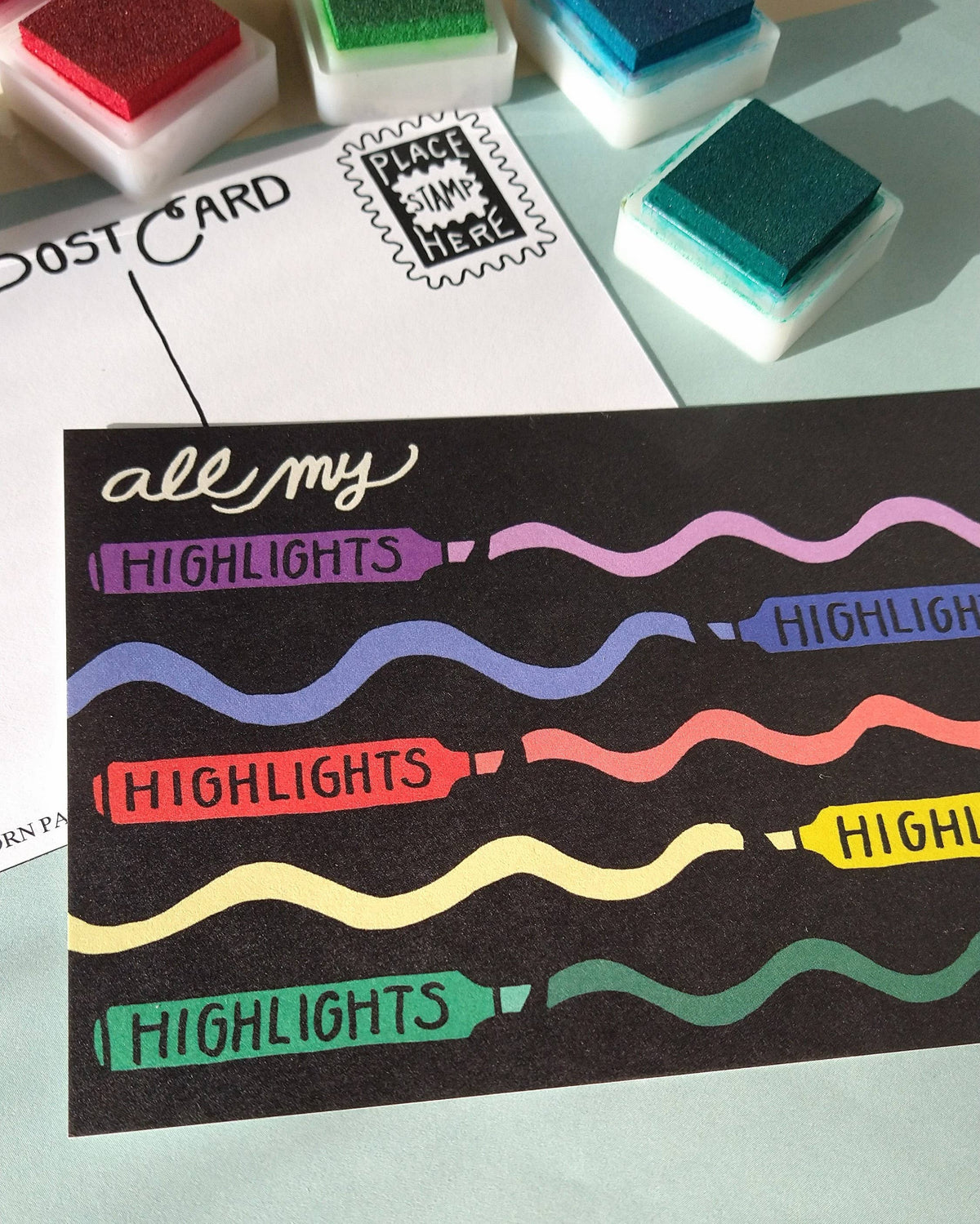 All my Highlights Postcard