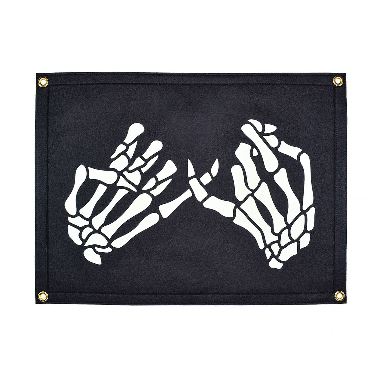 Skeleton Pinky Swear Camp Flag - Thumbnail 3