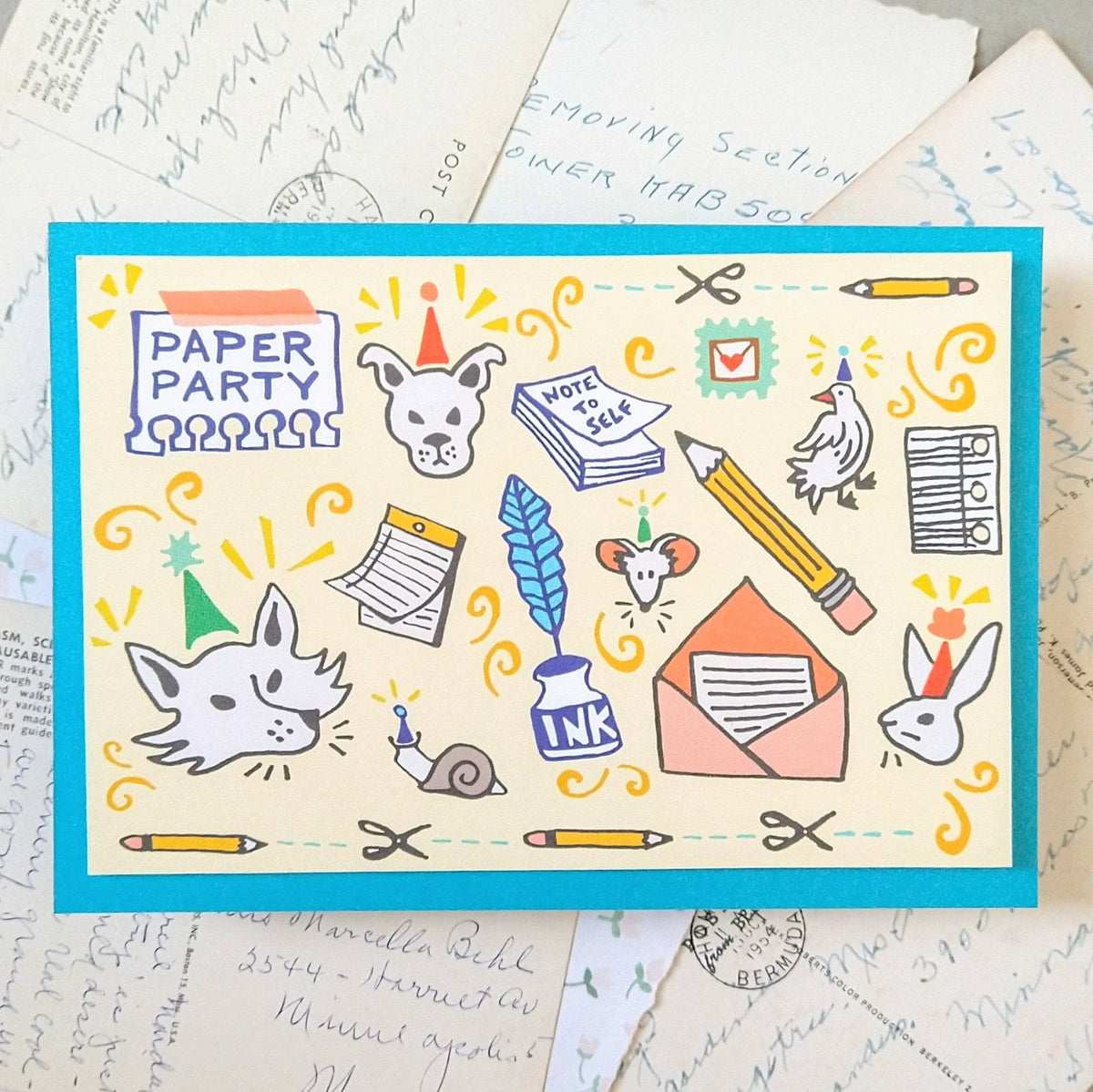 Paper Party Postcard