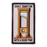 Don't Tempt Me (Iron-On Patch)