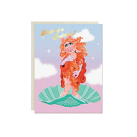 Birth of a Goddess Card – Foil Birthday ✿ Friendship Card
