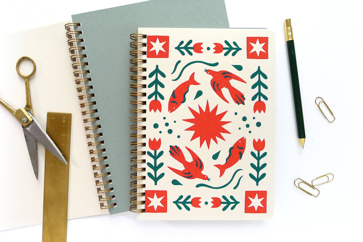 Folk Flower Notebook, MD