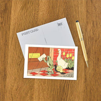 Postcard KF-23 Frog, Snail and Duck with Letter