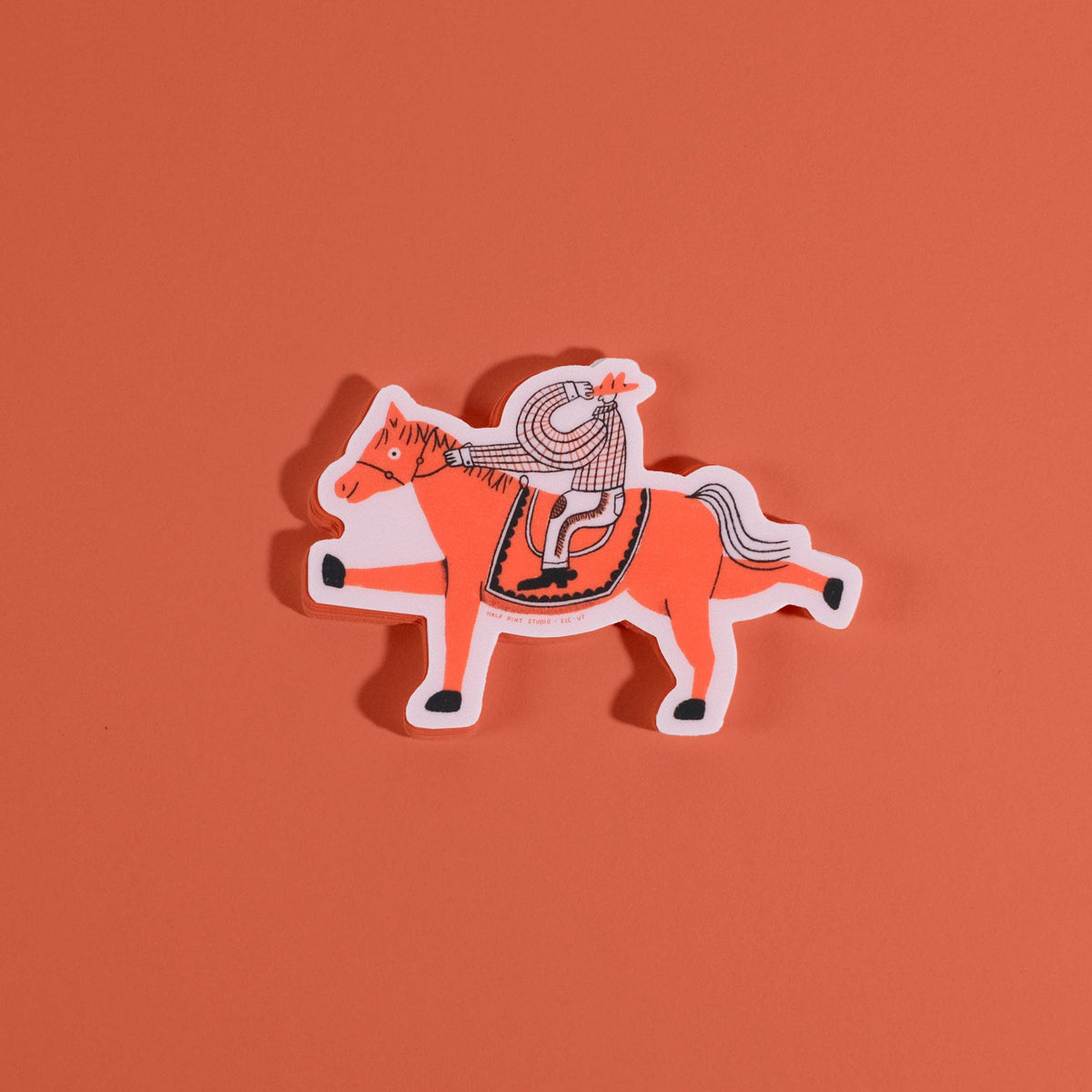 Howdy Cowboy Sticker