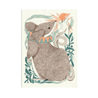 Midnight Mistletoe Mouse Card
