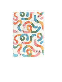 Rainbow Worm Pocket Notebook