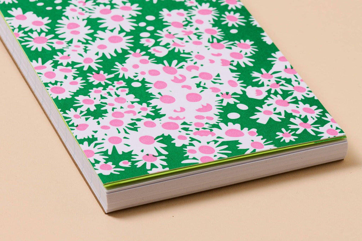 Aster Wildflower Letterpress Spiral Pocket Size Notebook - Mothers Day,Ants Letterpress Pocket Size Spiral Notebook -Fathers Day Gift Mothers Day Spring Easter