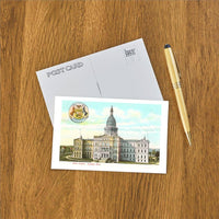 Postcard MI-12 State Capitol, Lansing