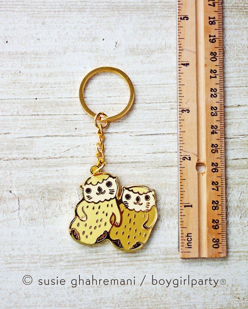 Best Friend Gift — Otter Keychain — Unique Mom Gift Idea