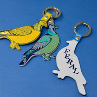 Feral Pigeon Key Fob