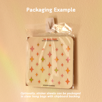 Pen Pal Sticker Sheet - Mail Decorating Stickers