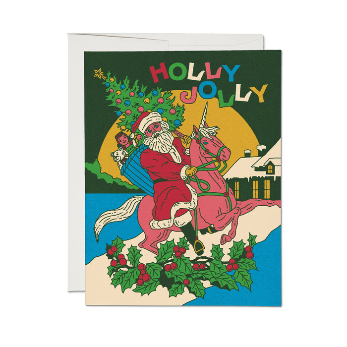 Santa's Magic greeting card