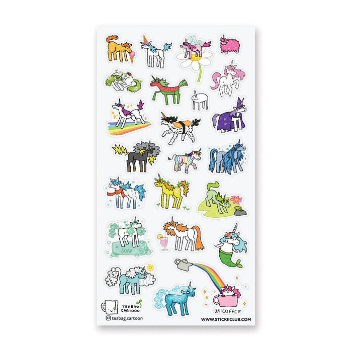 Uni-cool Hybrids Sticker Sheet