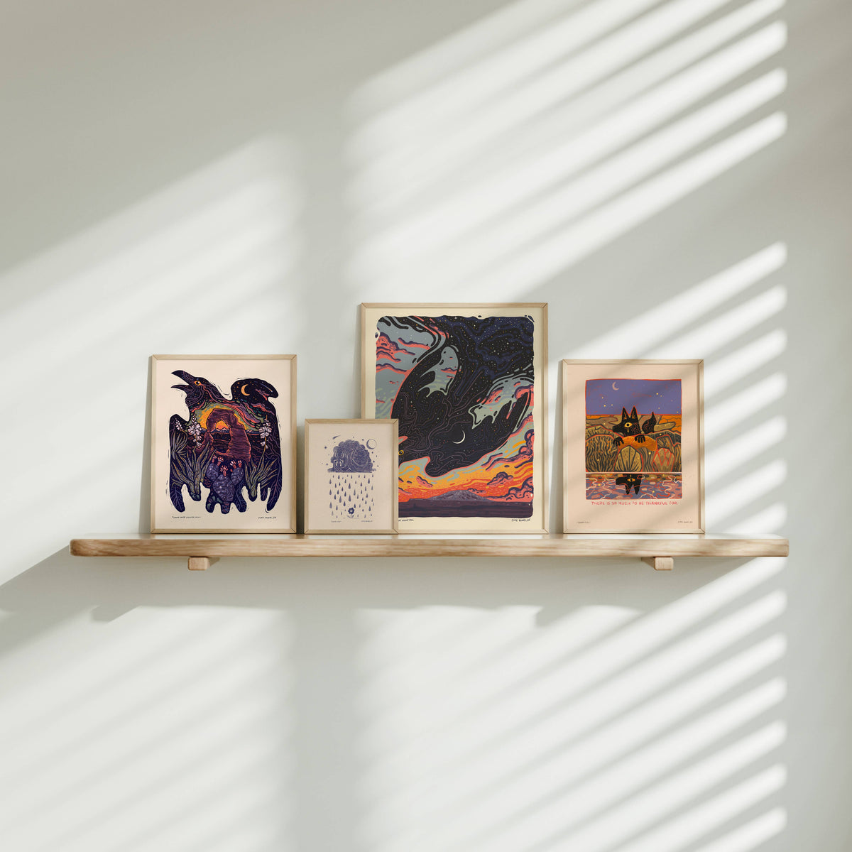 Raven Delicate Arch - 8x10 Nature Wilderness Art Print 