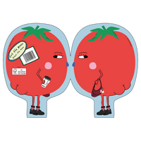 Hey Tomato! Die cut greeting card