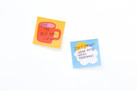 Partly cloudy sticky notes