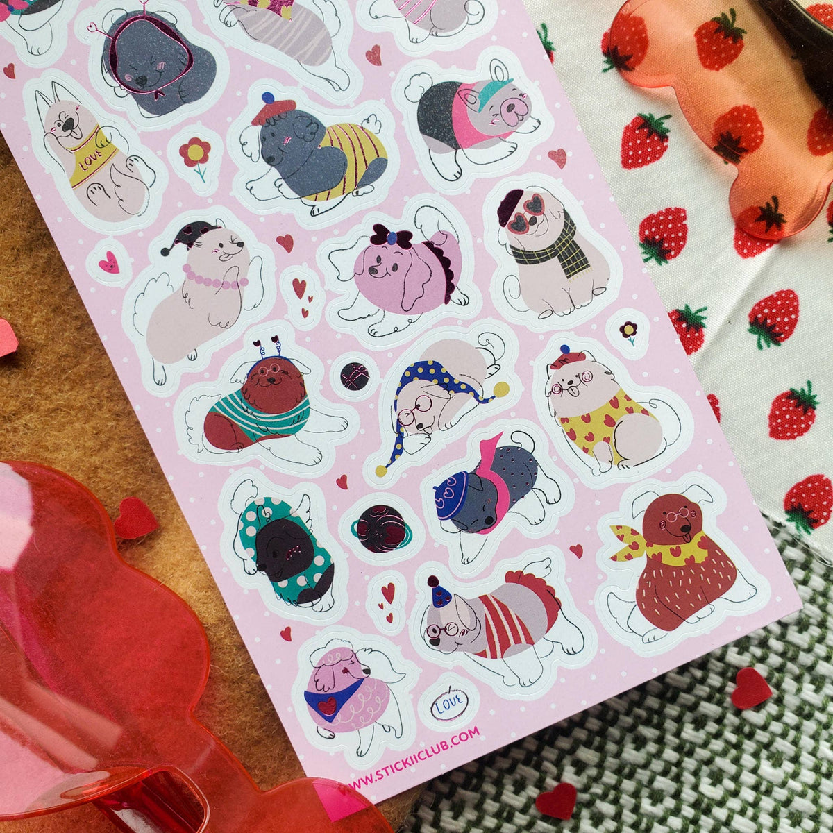 Doggone Adorable Sticker Sheet