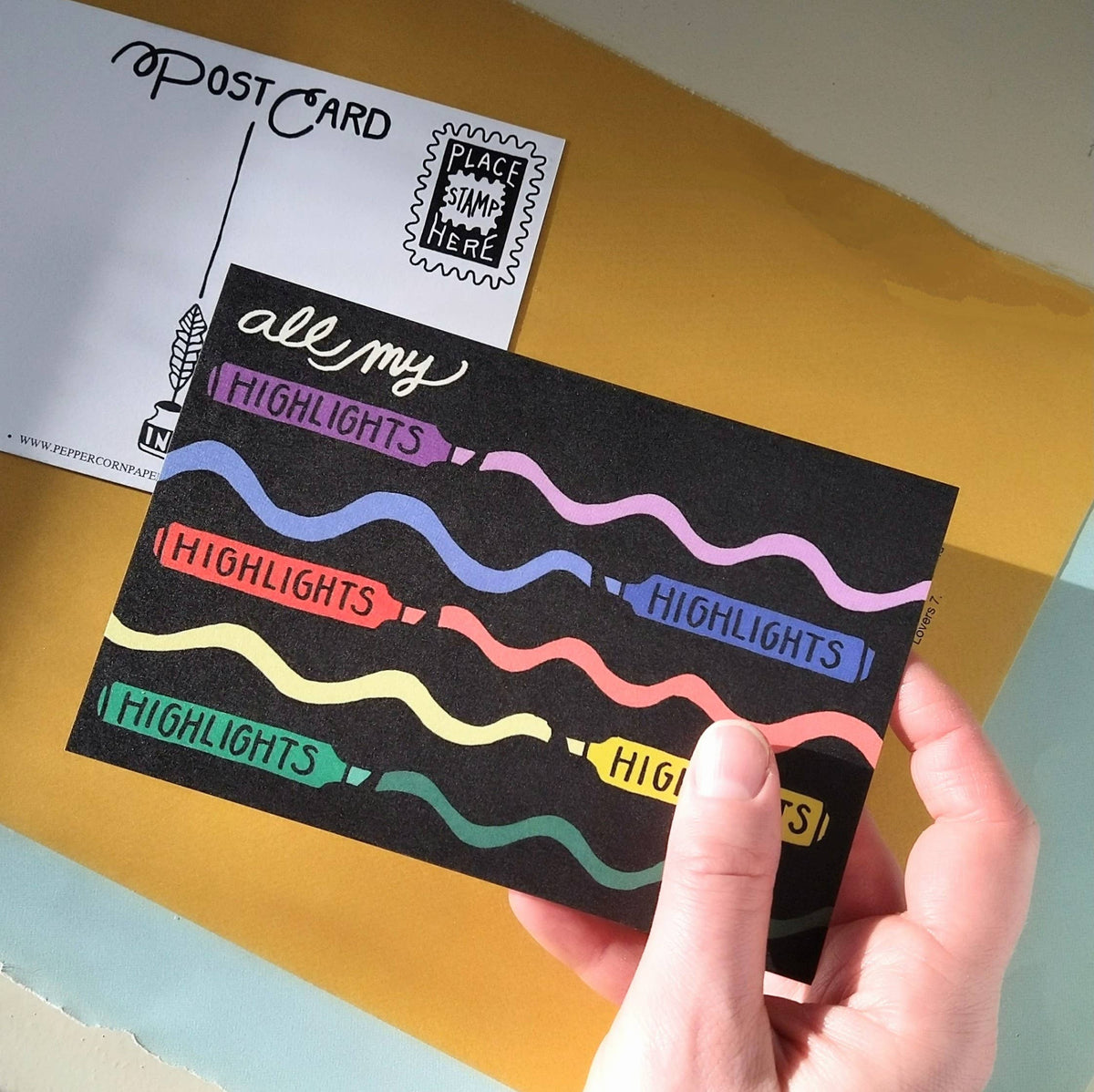 All my Highlights Postcard