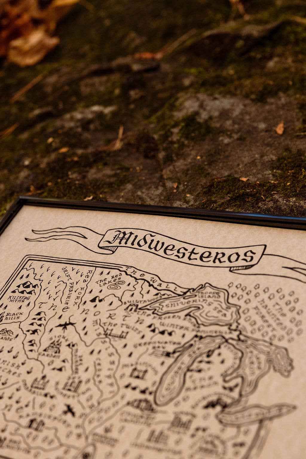 Midwesteros Map Print