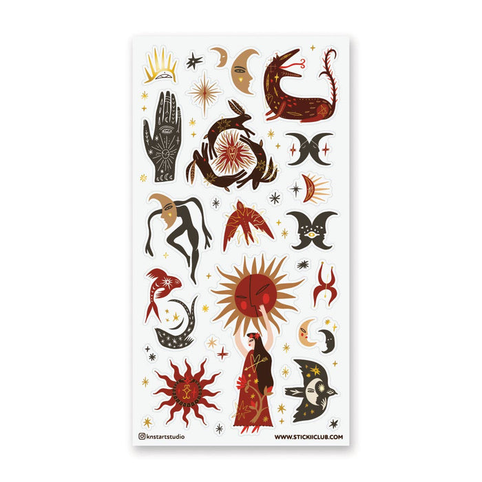 Cosmic Solstice Sticker Sheet
