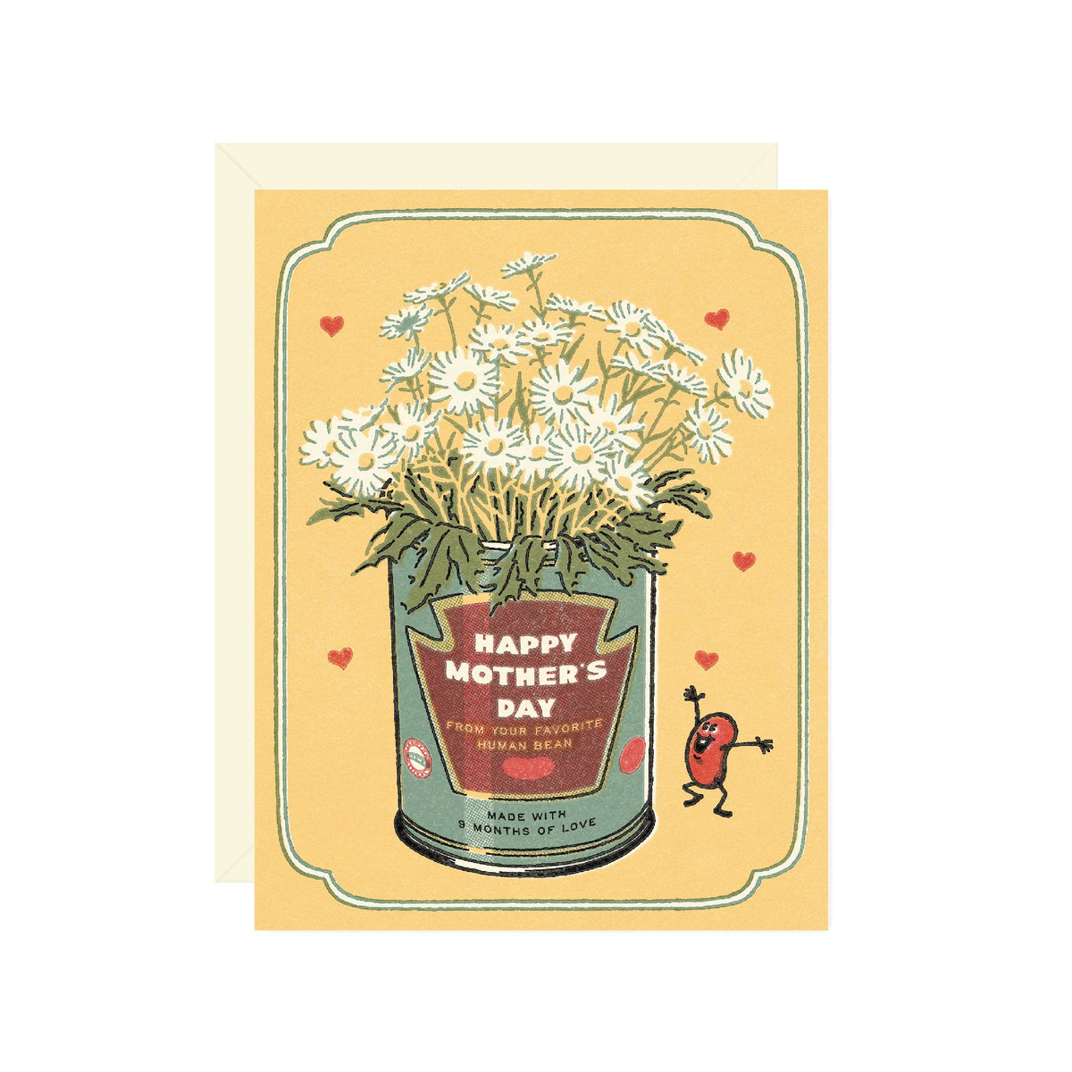 Mother’s Day Bean Greeting Card