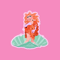 Piggy Goddess – Matte Vinyl Sticker