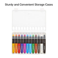 Mixed Media Gel Stick Crayon Set - 12 Colors