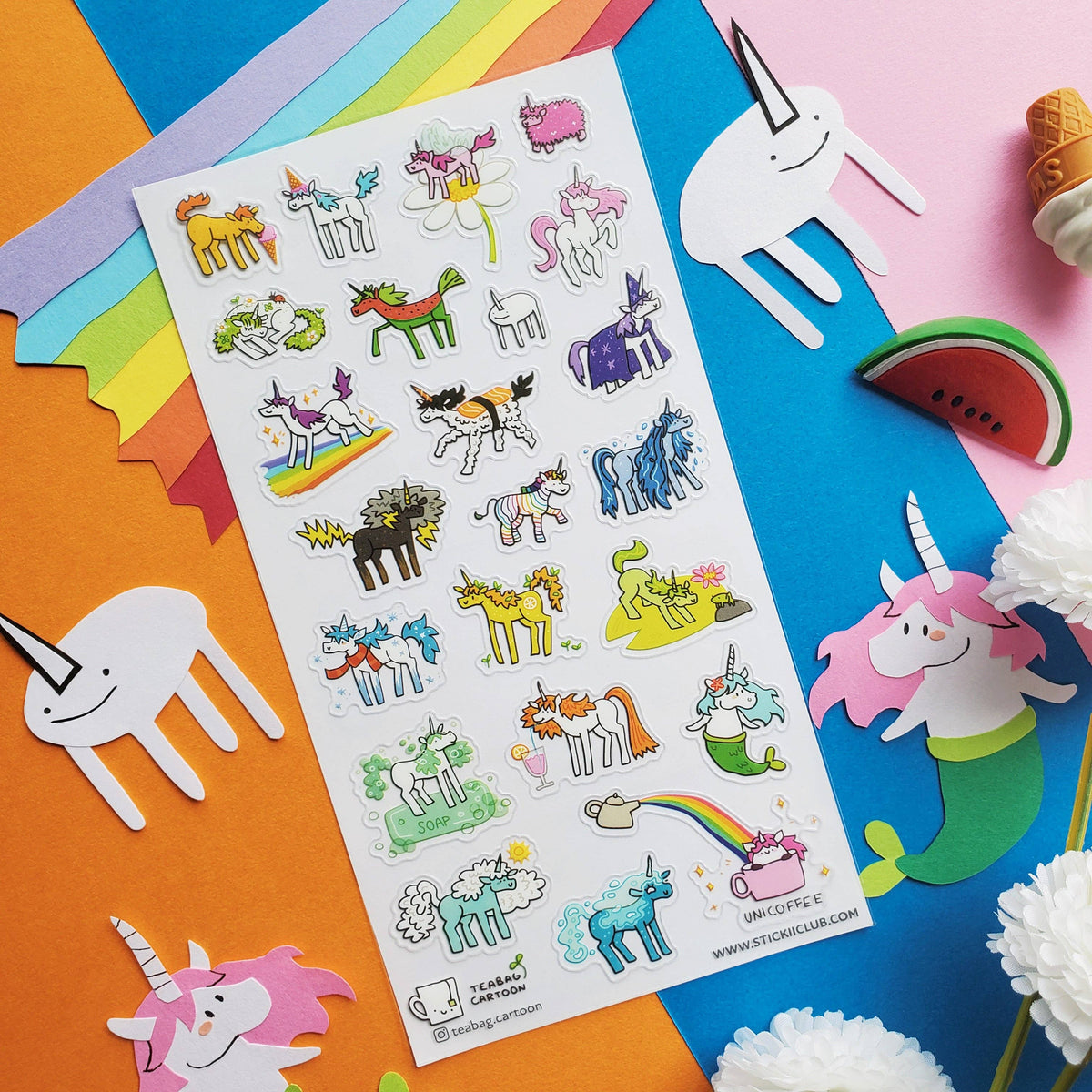 Uni-cool Hybrids Sticker Sheet