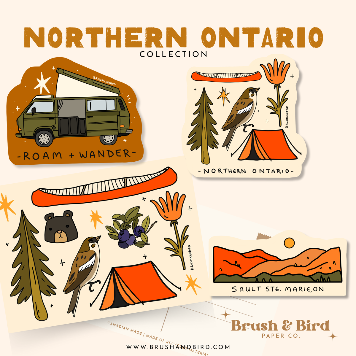 Outdoorsy Postcard | Canadian Adventure & Camping